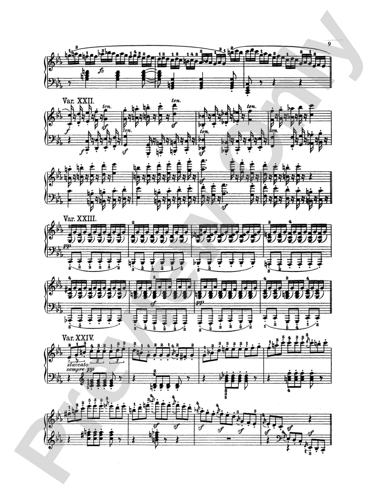Beethoven: 32 Variations: Piano