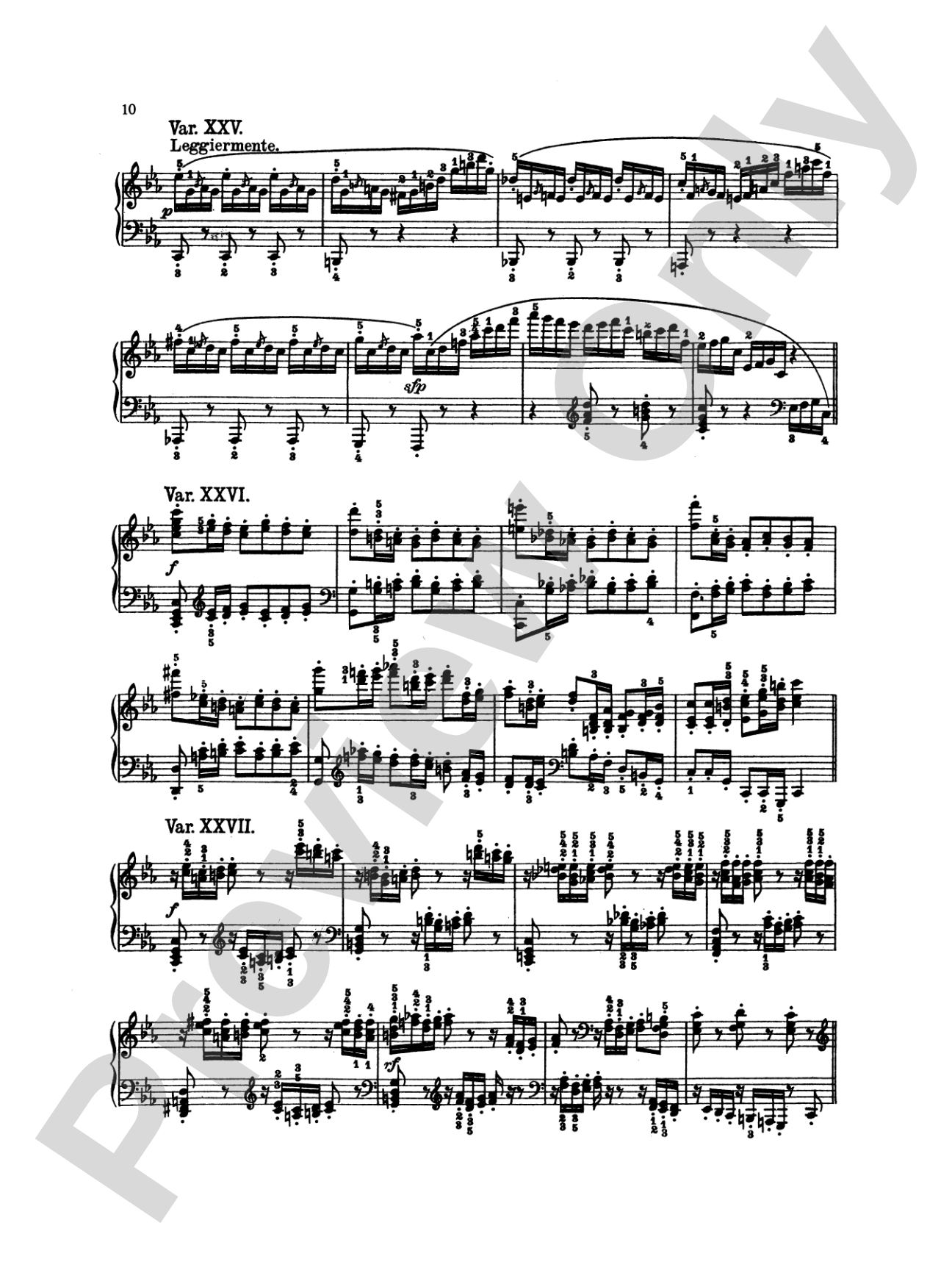 Beethoven: 32 Variations: Piano