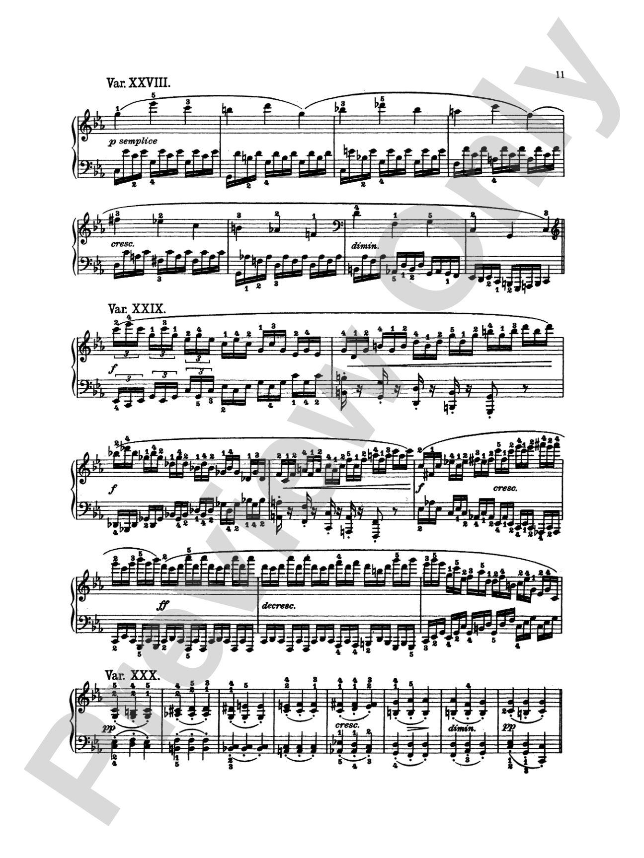 Beethoven: 32 Variations: Piano