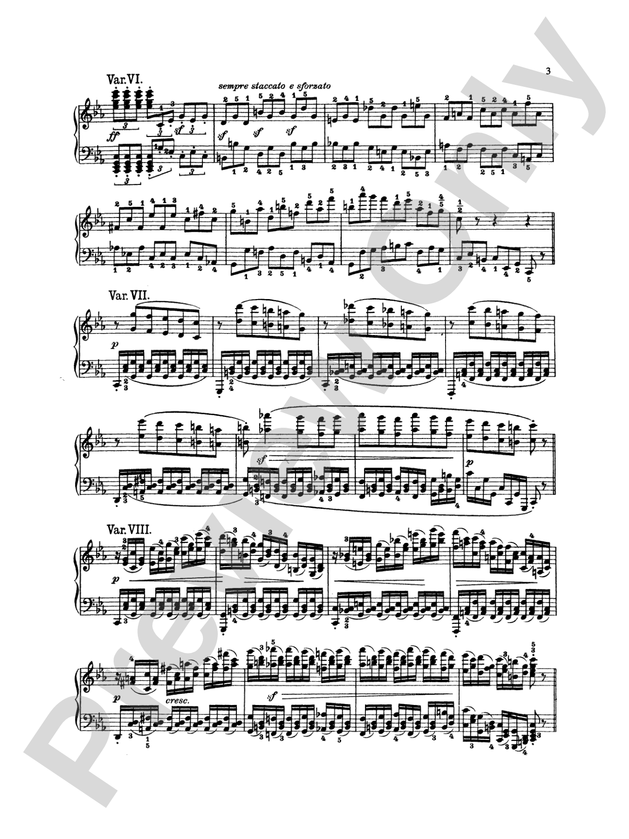 Beethoven: 32 Variations: Piano
