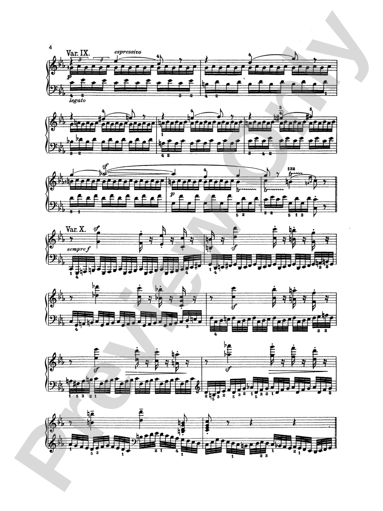 Beethoven: 32 Variations: Piano