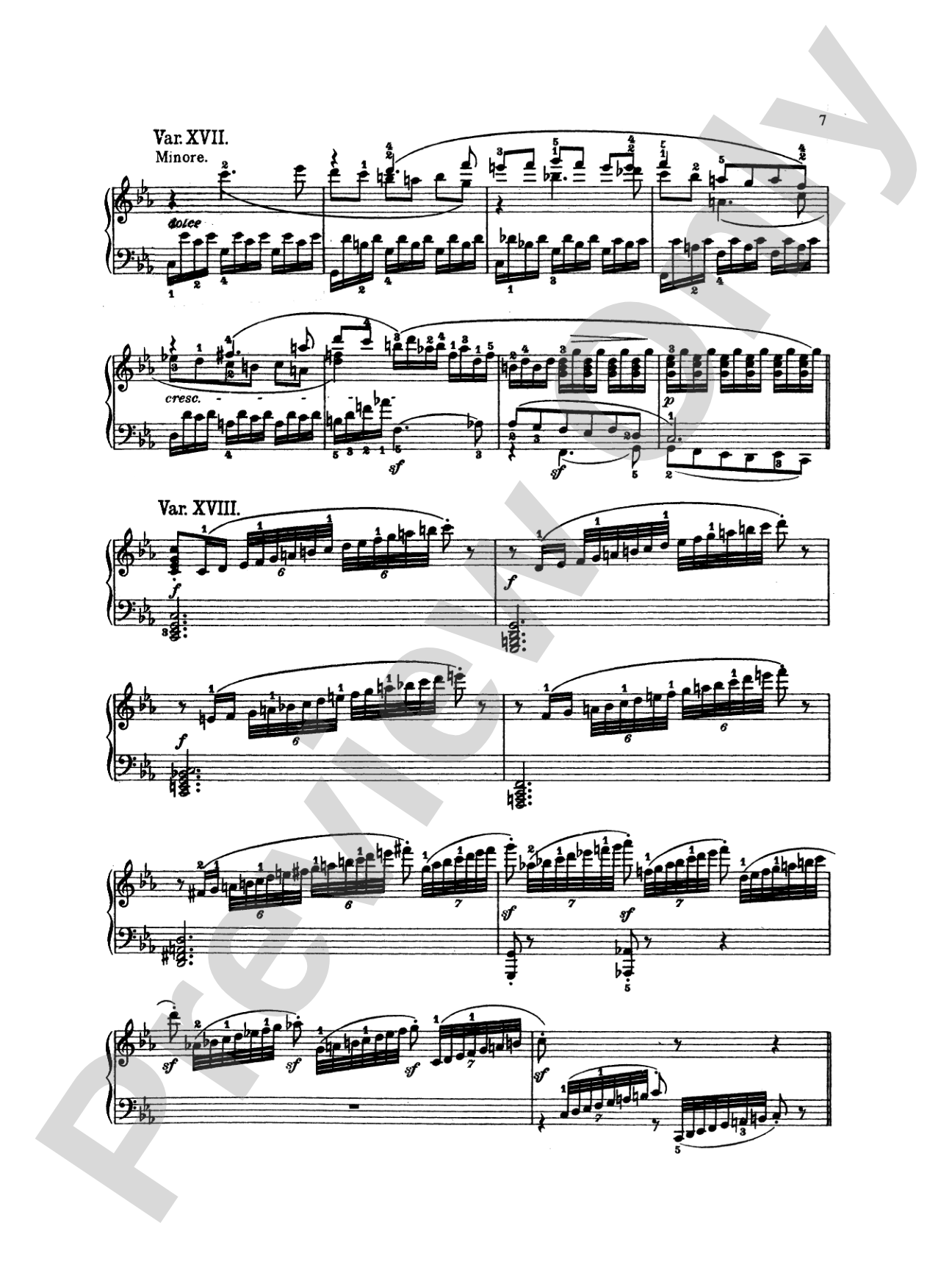 Beethoven: 32 Variations: Piano
