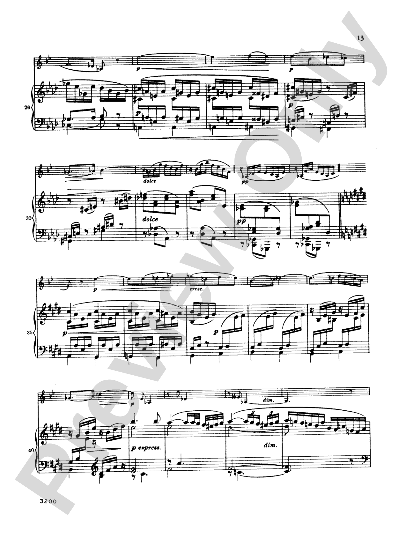 Brahms: Sonata No. 1 in F Minor, Op. 120: Clarinet Part(s)