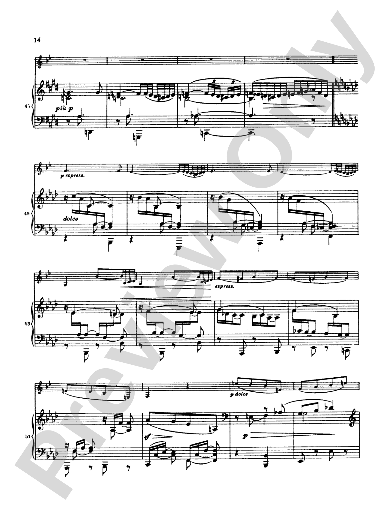 Brahms: Sonata No. 1 in F Minor, Op. 120: Clarinet Part(s)