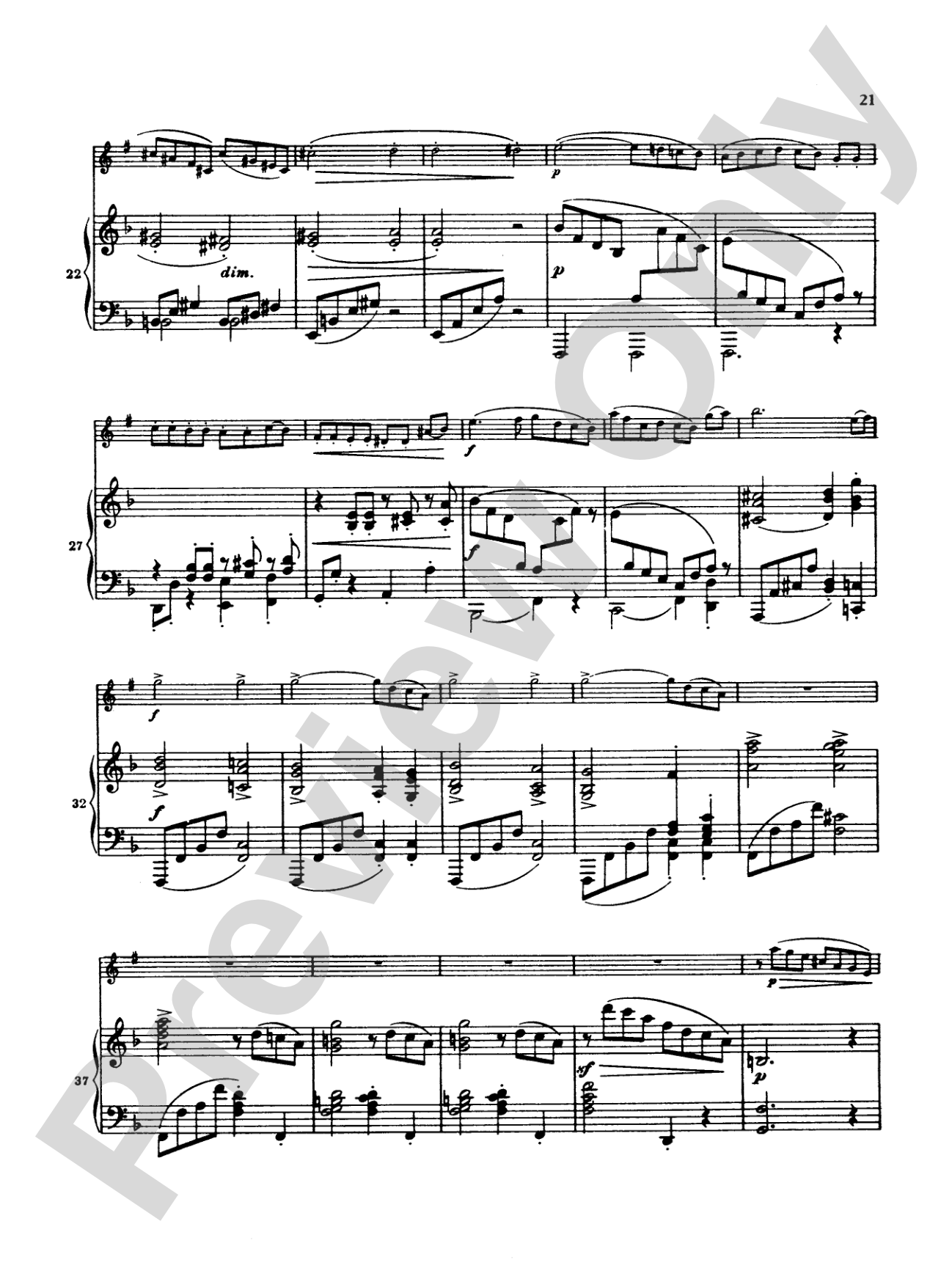 Brahms: Sonata No. 1 in F Minor, Op. 120: Clarinet Part(s)