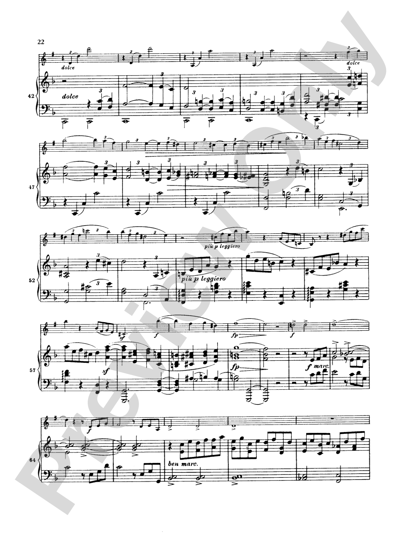 Brahms: Sonata No. 1 in F Minor, Op. 120: Clarinet Part(s)