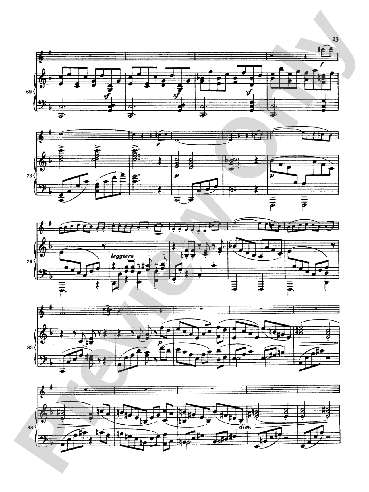 Brahms: Sonata No. 1 in F Minor, Op. 120: Clarinet Part(s)