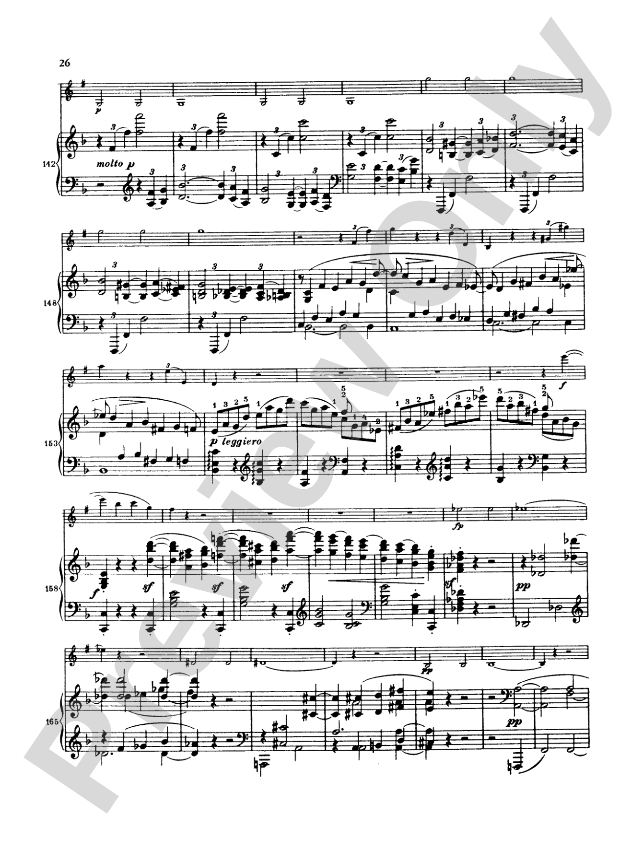 Brahms: Sonata No. 1 in F Minor, Op. 120: Clarinet Part(s)