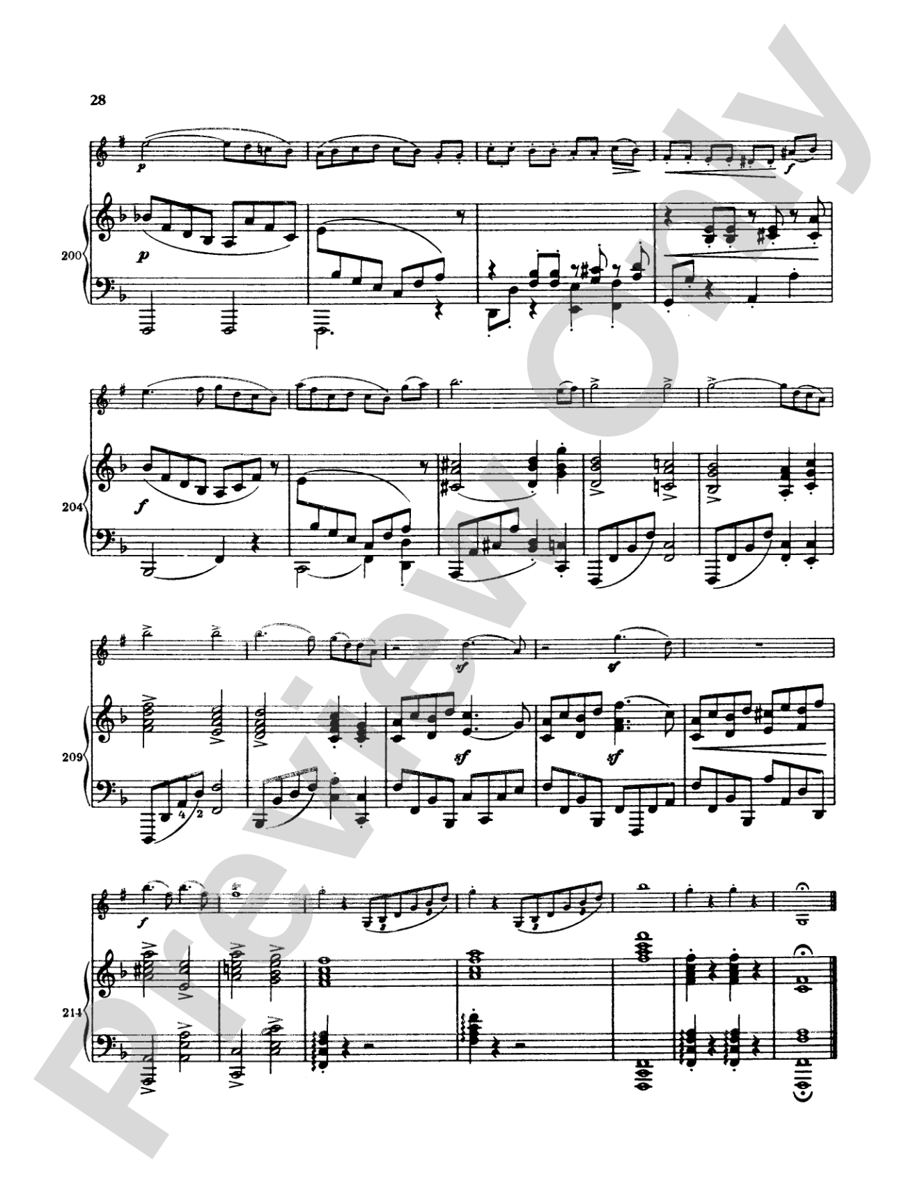 Brahms: Sonata No. 1 in F Minor, Op. 120: Clarinet Part(s)