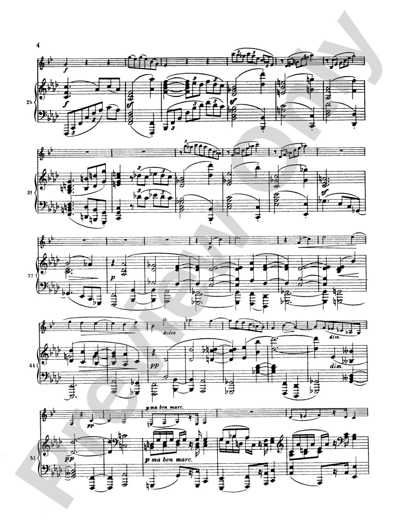 Brahms: Sonata No. 1 in F Minor, Op. 120: Clarinet Part(s)