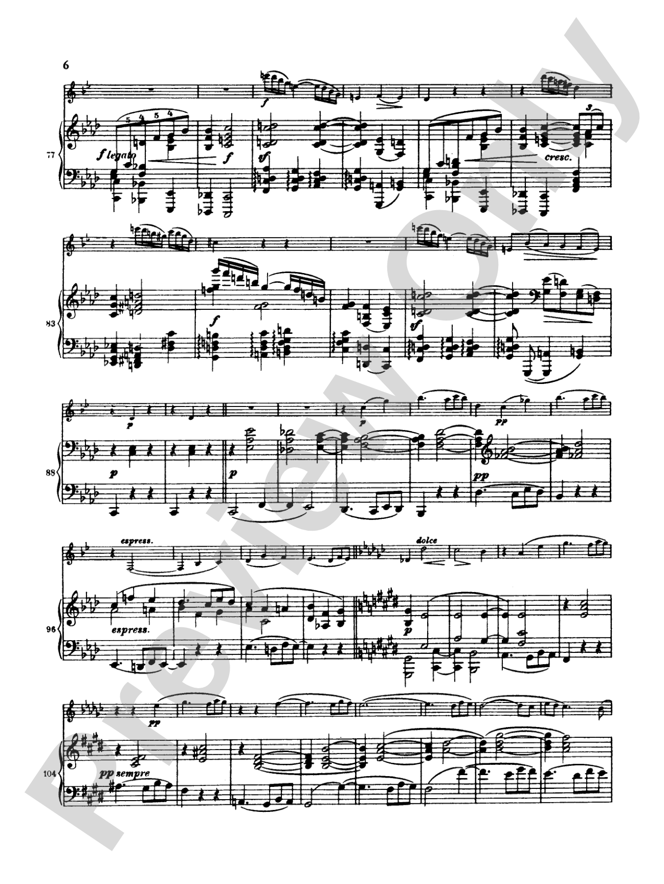 Brahms: Sonata No. 1 in F Minor, Op. 120: Clarinet Part(s)