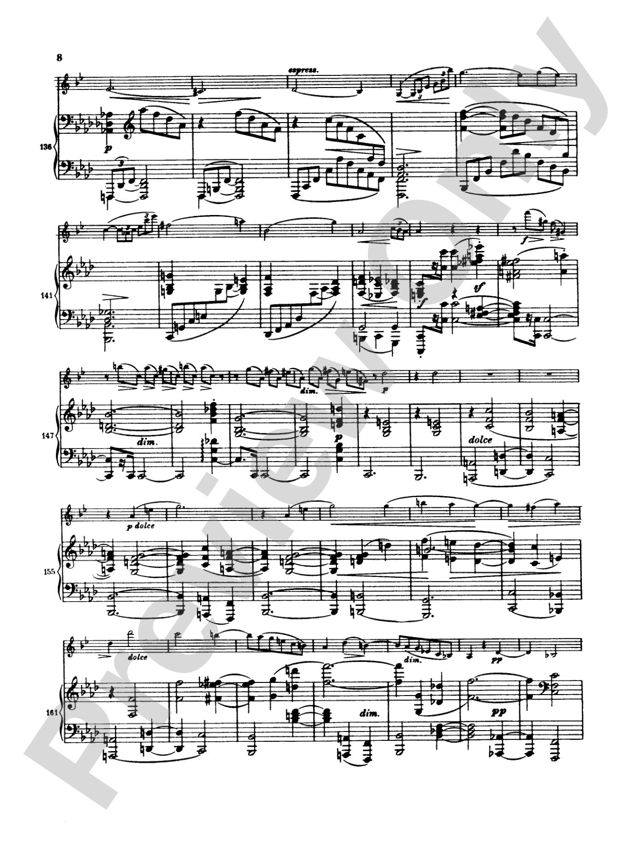 Brahms: Sonata No. 1 in F Minor, Op. 120: Clarinet Part(s)