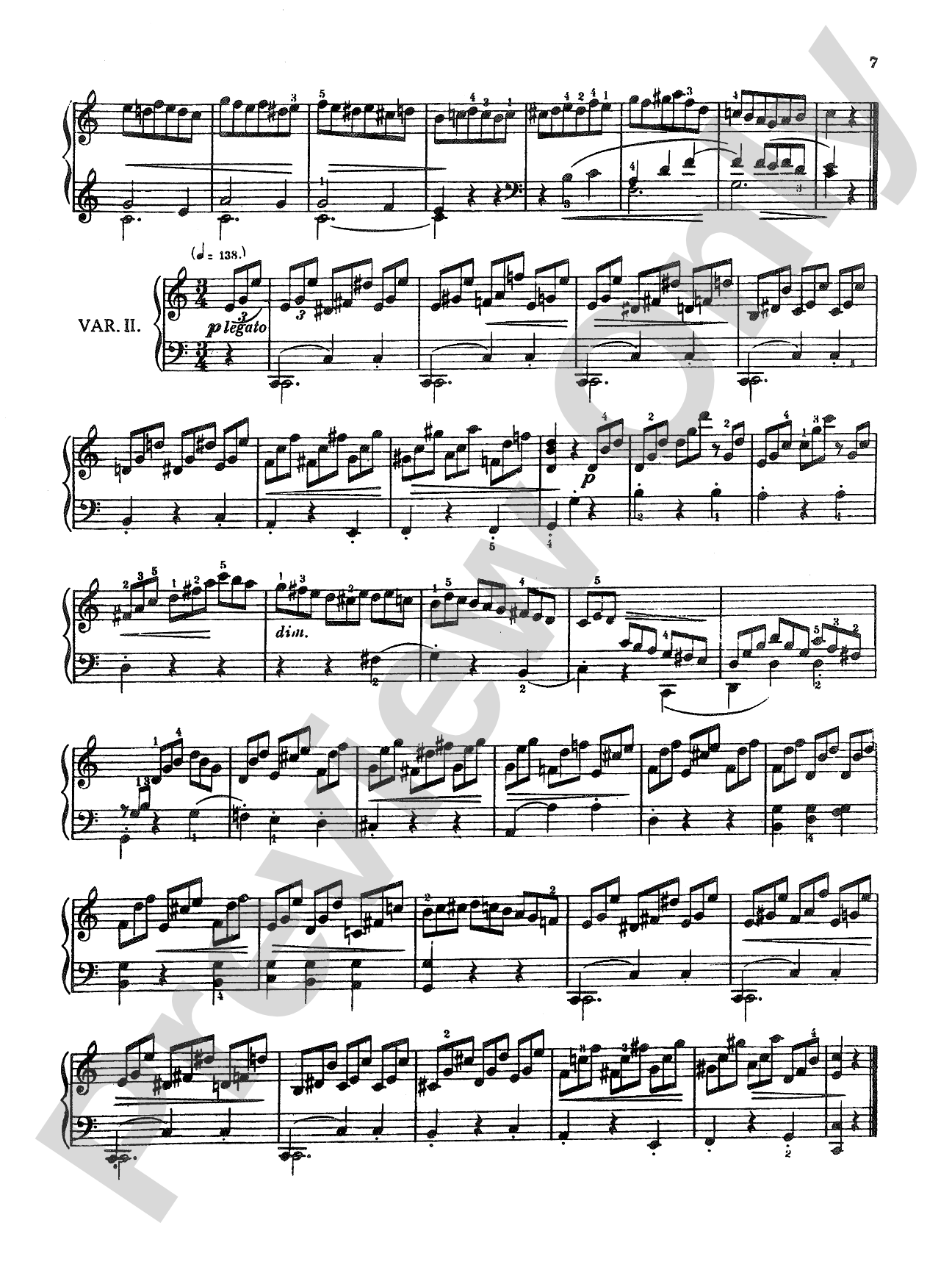 Beethoven: Seven Easy Pieces