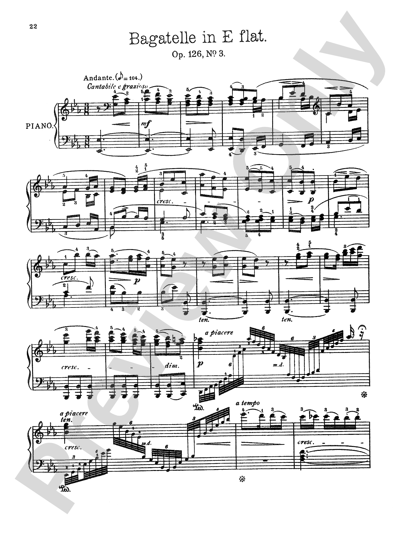 Beethoven: Seven Easy Pieces