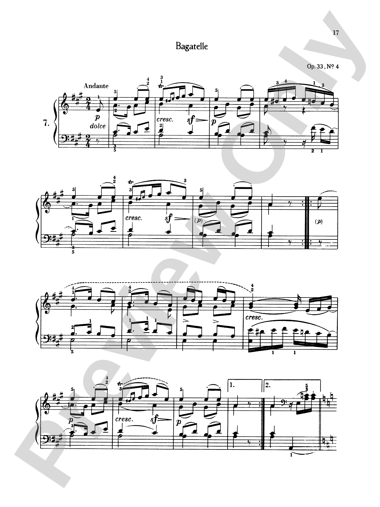 Beethoven: Easy Compositions