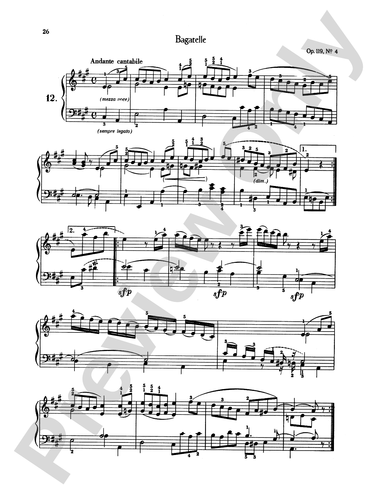 Beethoven: Easy Compositions
