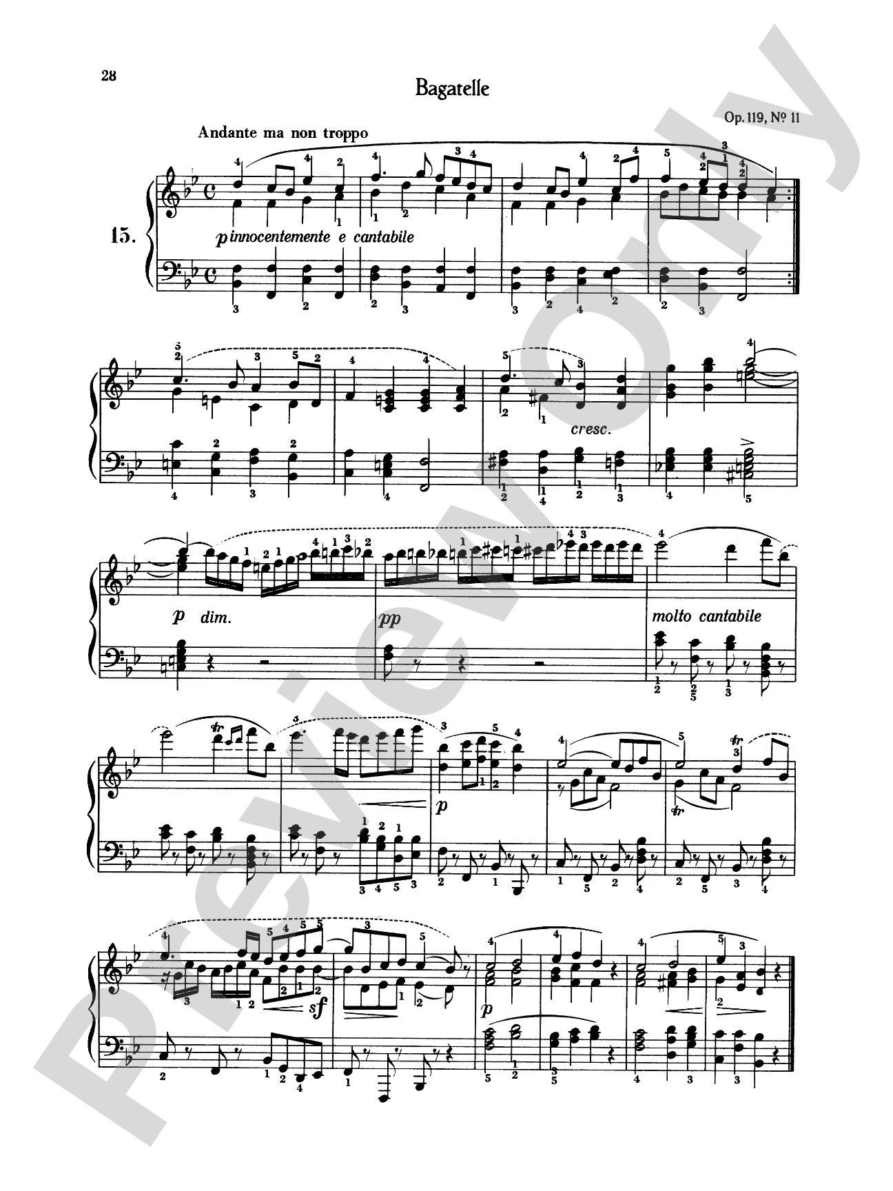 Beethoven: Easy Compositions
