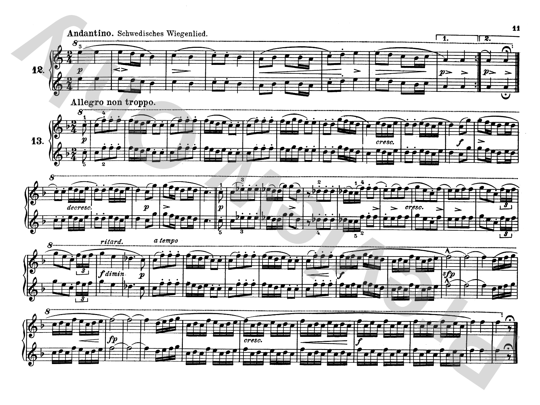Berens: Melodious Exercises, Op. 62: Piano Duet (1 Piano, 4 Hands) Comb Bound Book