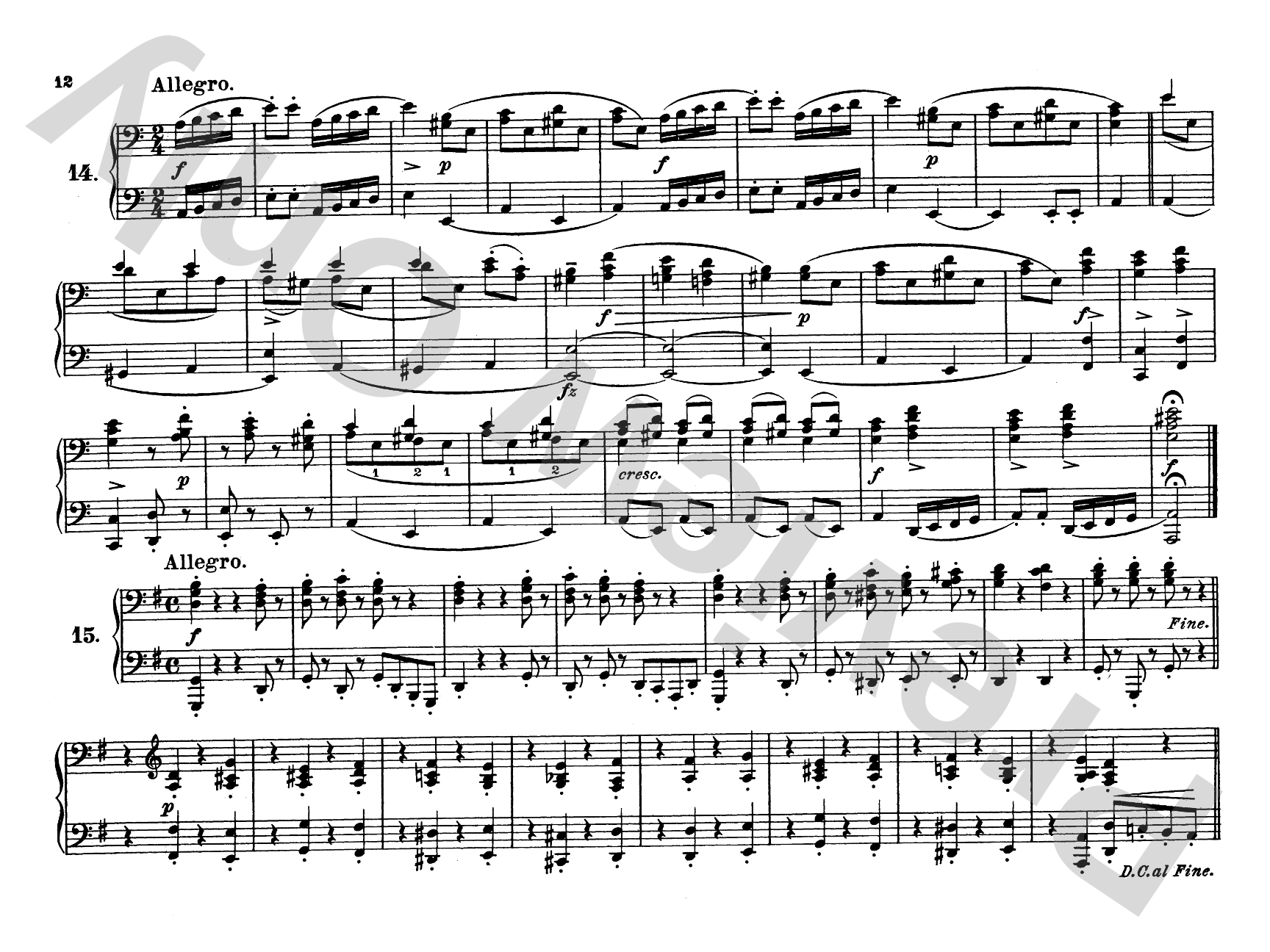 Berens: Melodious Exercises, Op. 62: Piano Duet (1 Piano, 4 Hands) Comb Bound Book