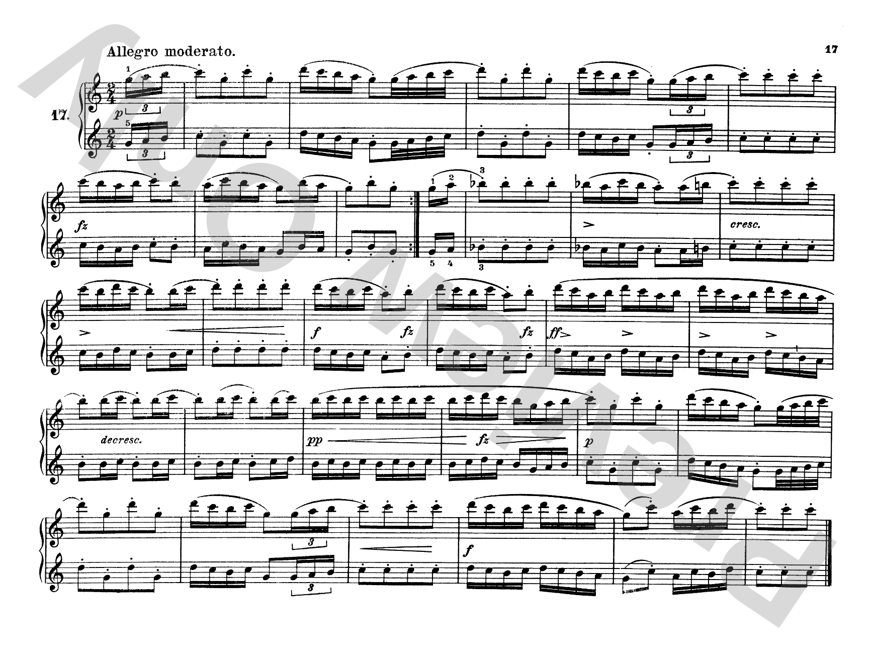 Berens: Melodious Exercises, Op. 62: Piano Duet (1 Piano, 4 Hands) Comb Bound Book