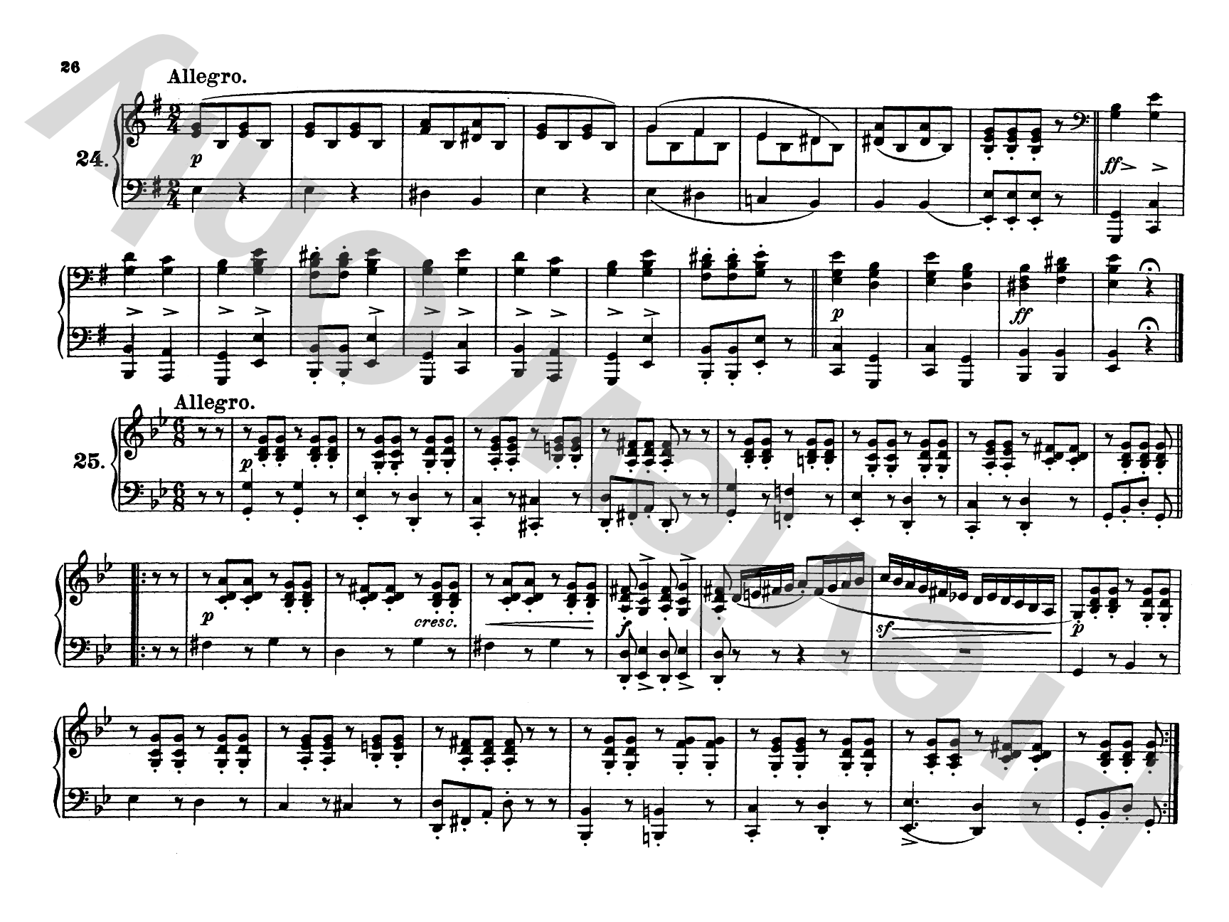 Berens: Melodious Exercises, Op. 62: Piano Duet (1 Piano, 4 Hands) Comb Bound Book