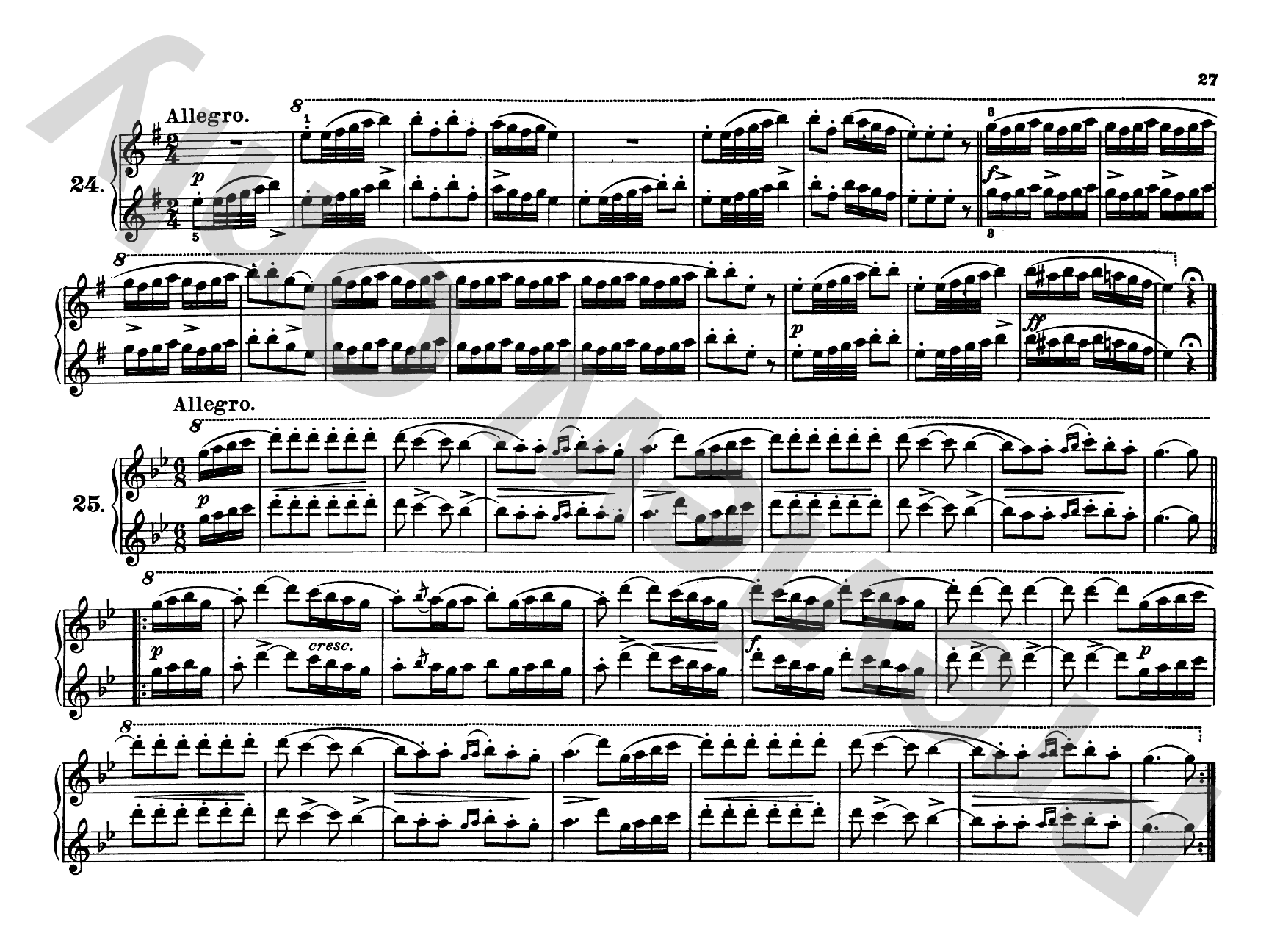 Berens: Melodious Exercises, Op. 62: Piano Duet (1 Piano, 4 Hands) Comb Bound Book