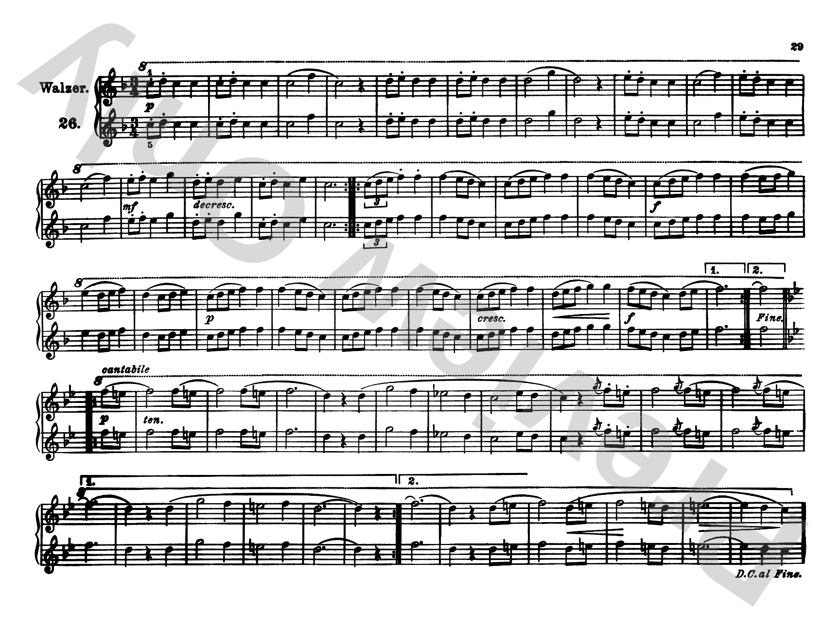 Berens: Melodious Exercises, Op. 62: Piano Duet (1 Piano, 4 Hands) Comb Bound Book