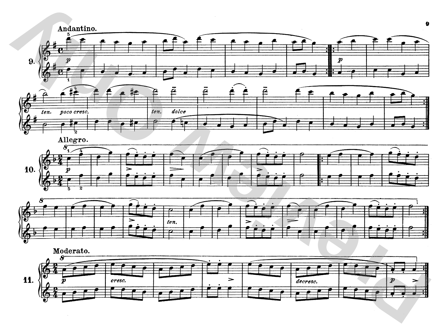 Berens: Melodious Exercises, Op. 62: Piano Duet (1 Piano, 4 Hands) Comb Bound Book