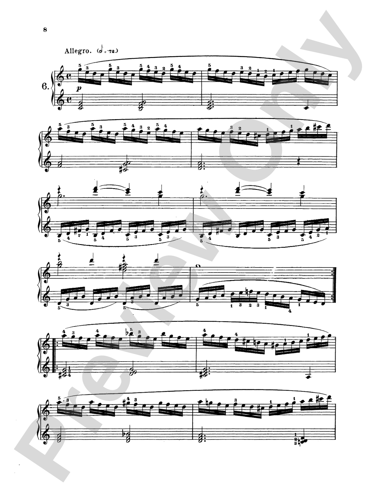 Berens: School of Velocity, Op. 61