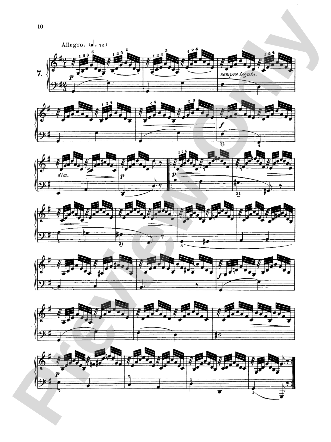 Berens: School of Velocity, Op. 61