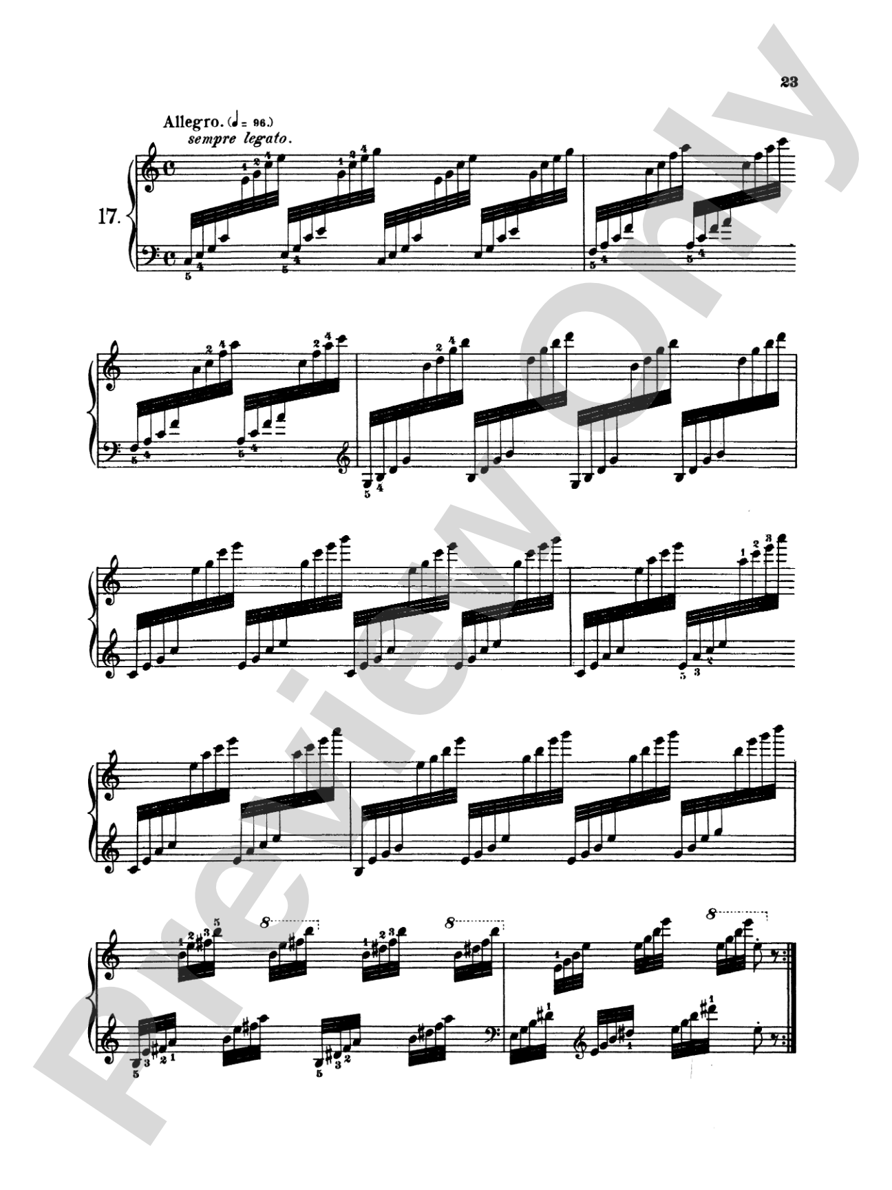 Berens: School of Velocity, Op. 61