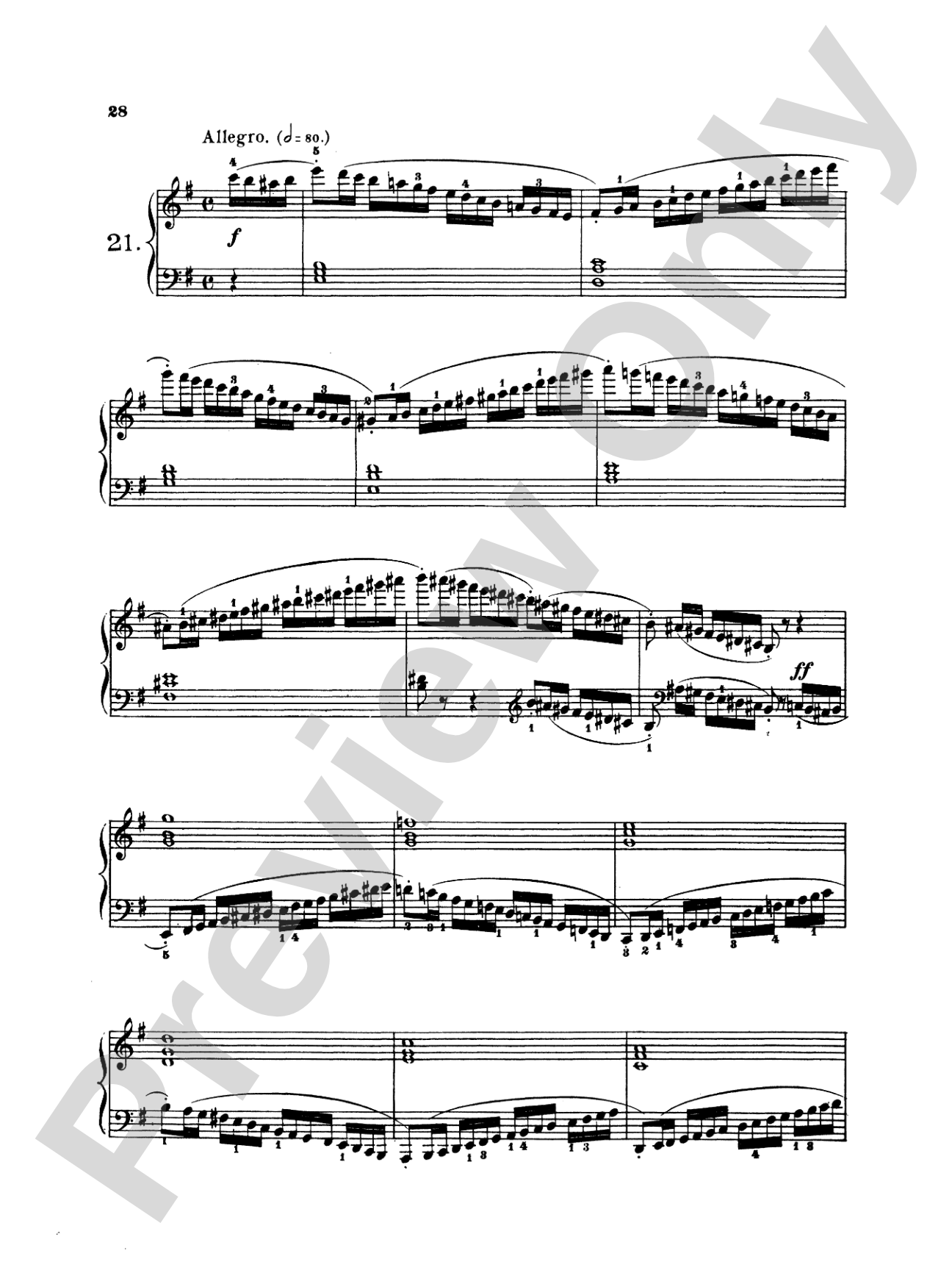 Berens: School of Velocity, Op. 61