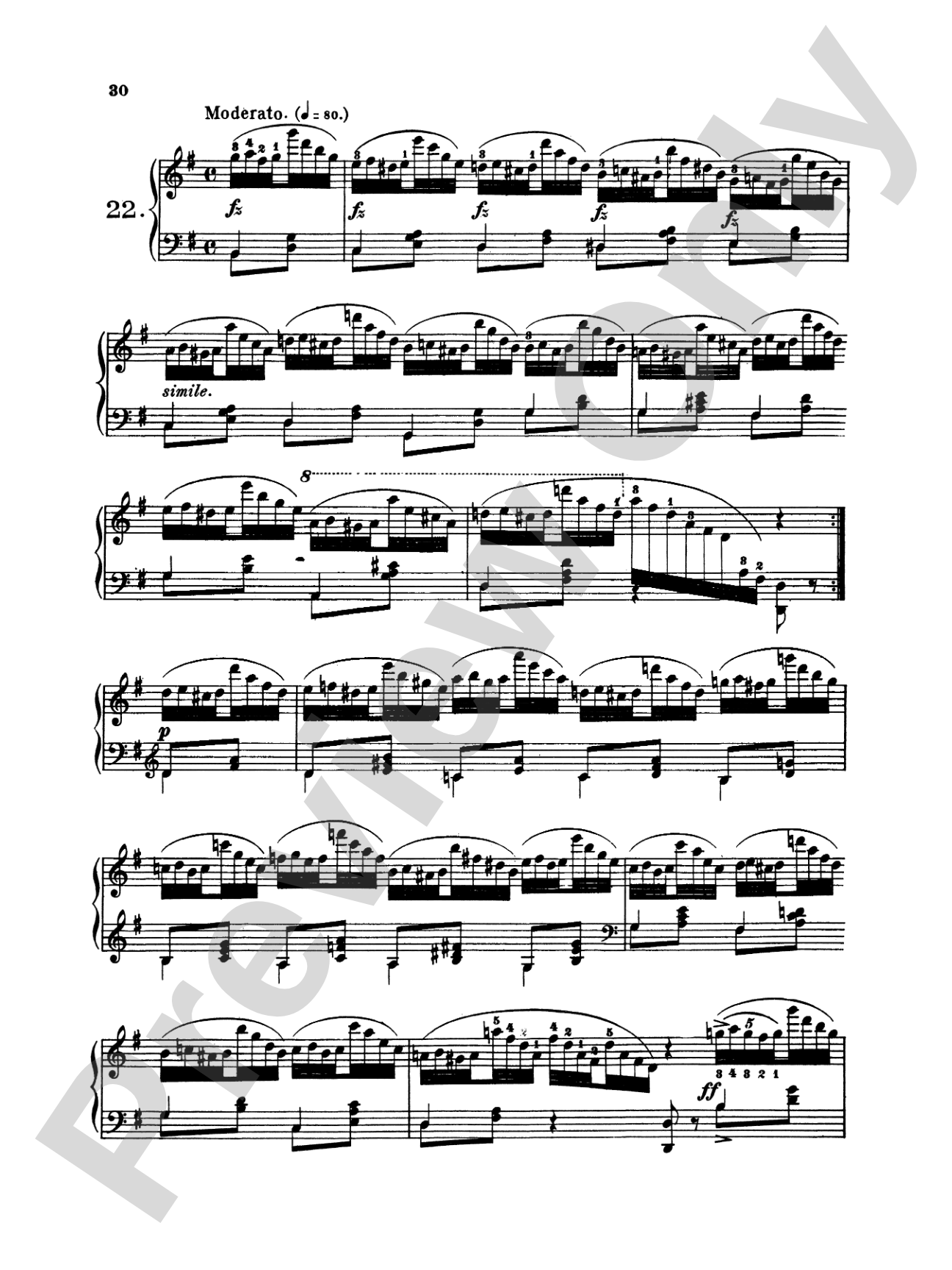 Berens: School of Velocity, Op. 61
