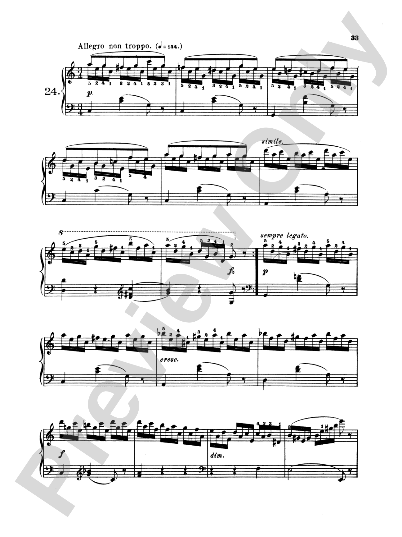 Berens: School of Velocity, Op. 61