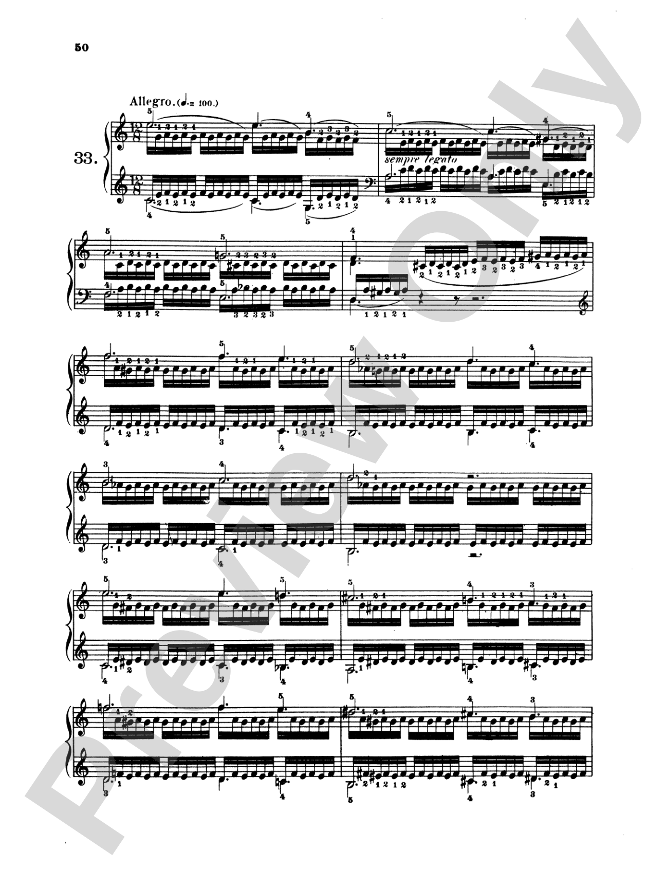 Berens: School of Velocity, Op. 61