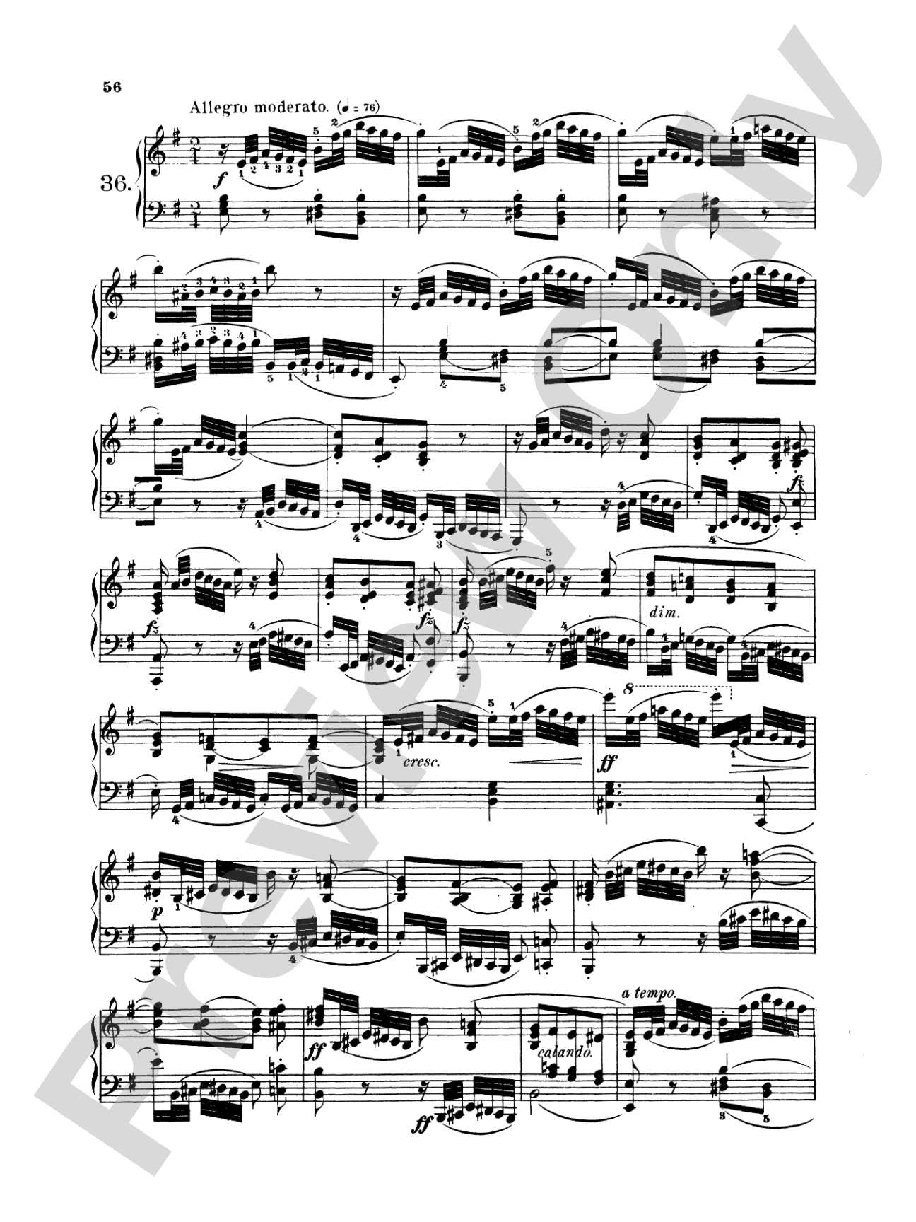 Berens: School of Velocity, Op. 61