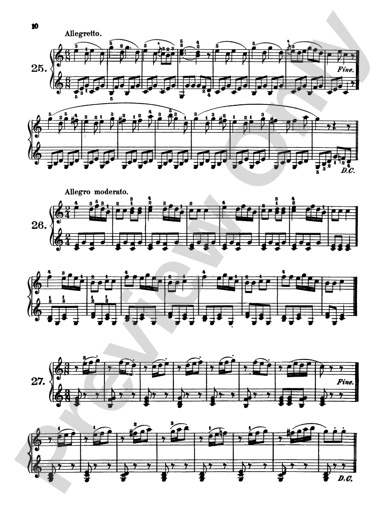 Berens: Fifty Piano Pieces for Beginners, Op. 70: Piano Book