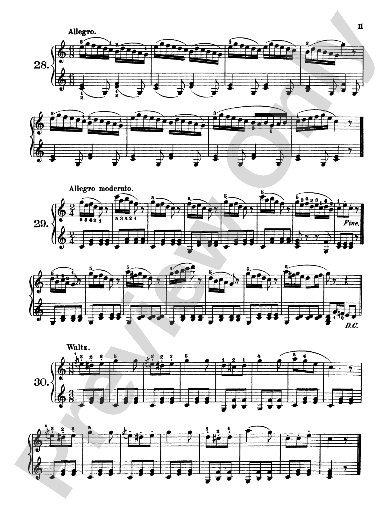Berens: Fifty Piano Pieces for Beginners, Op. 70: Piano Book