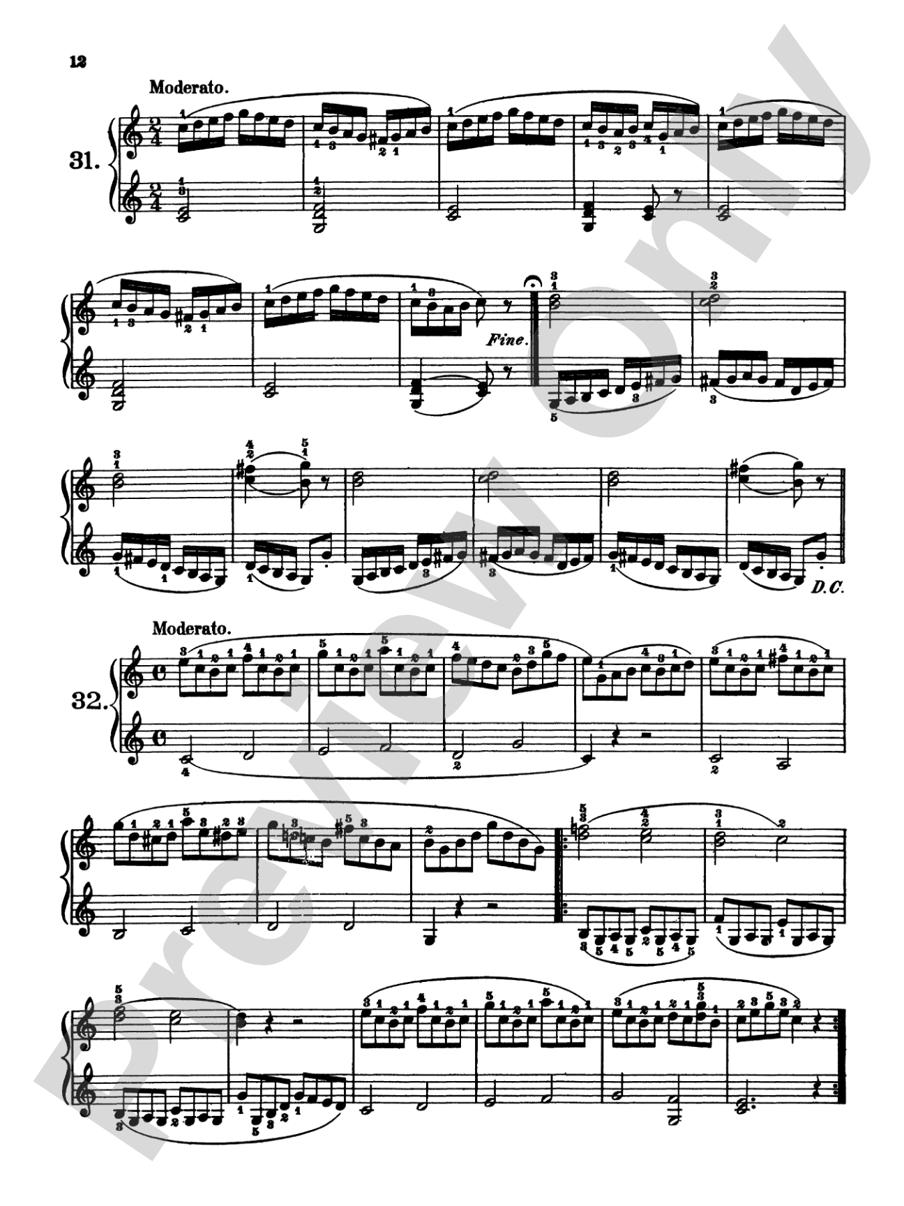 Berens: Fifty Piano Pieces for Beginners, Op. 70: Piano Book