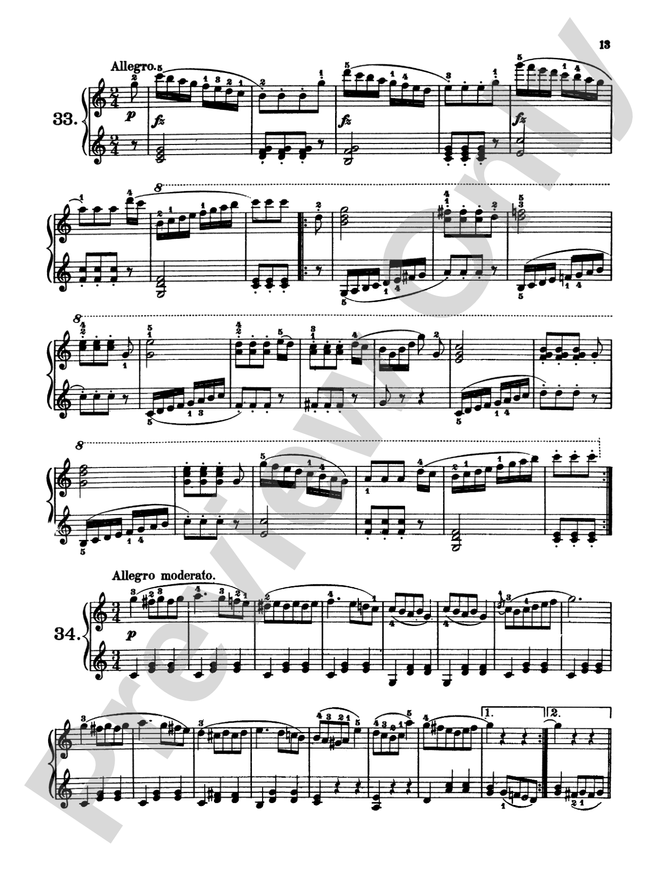 Berens: Fifty Piano Pieces for Beginners, Op. 70: Piano Book