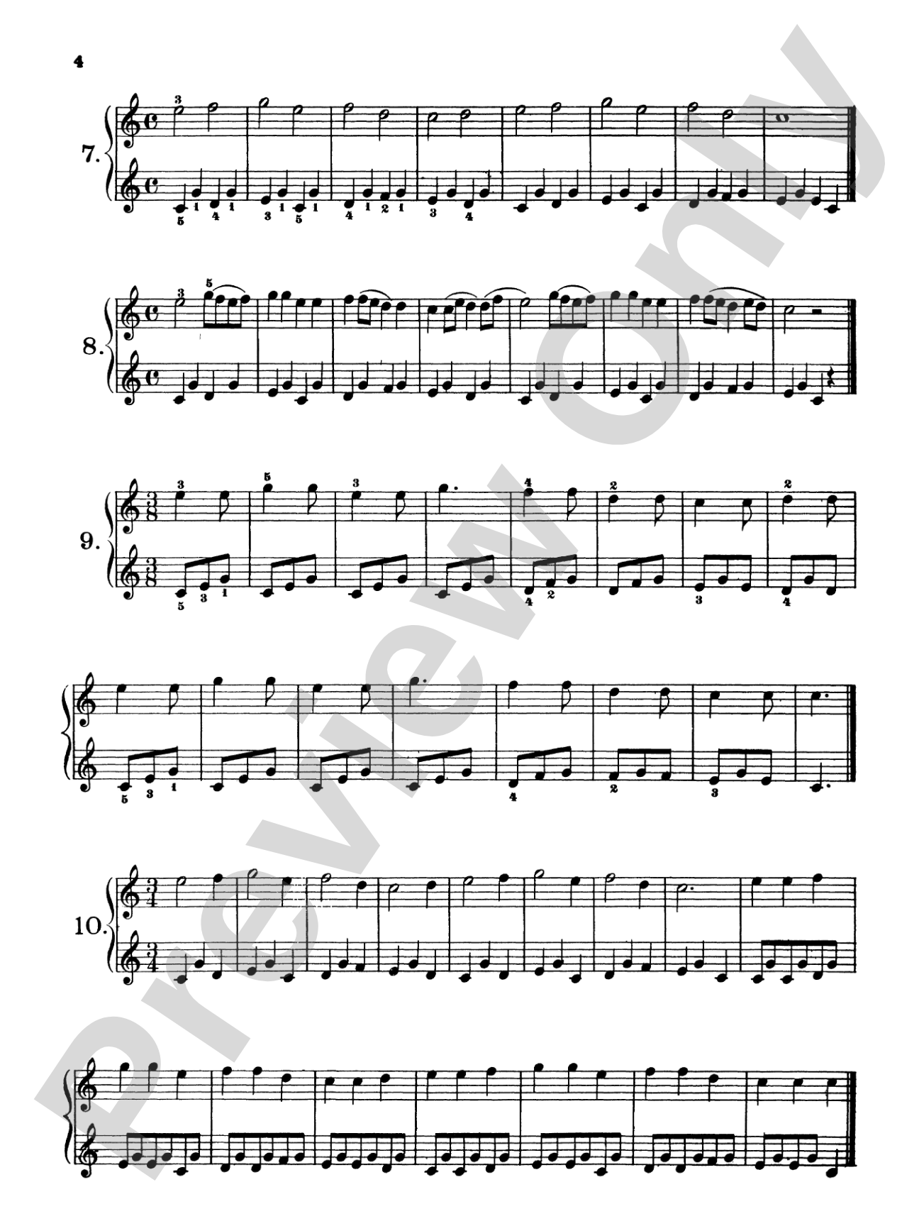 Berens: Fifty Piano Pieces for Beginners, Op. 70: Piano Book