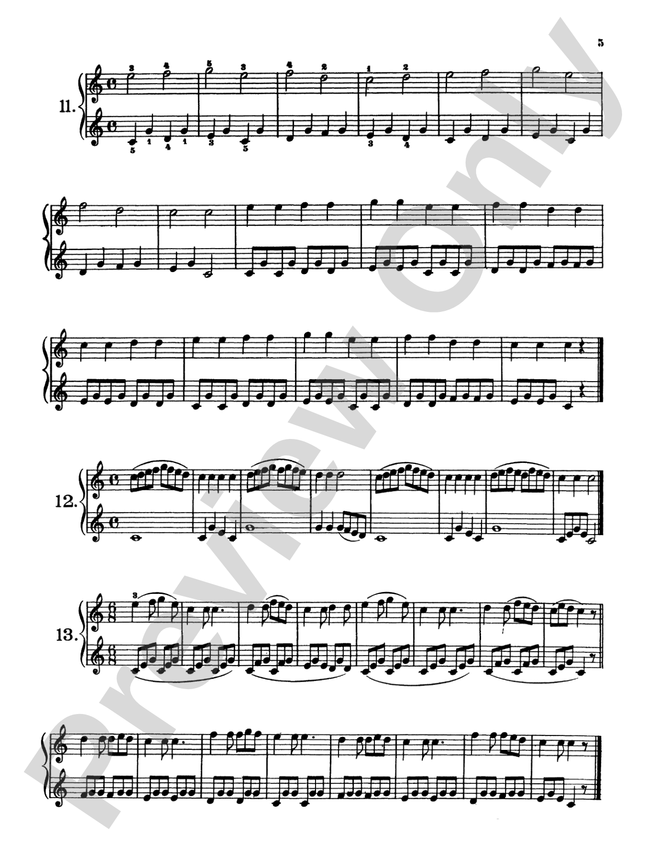 Berens: Fifty Piano Pieces for Beginners, Op. 70: Piano Book