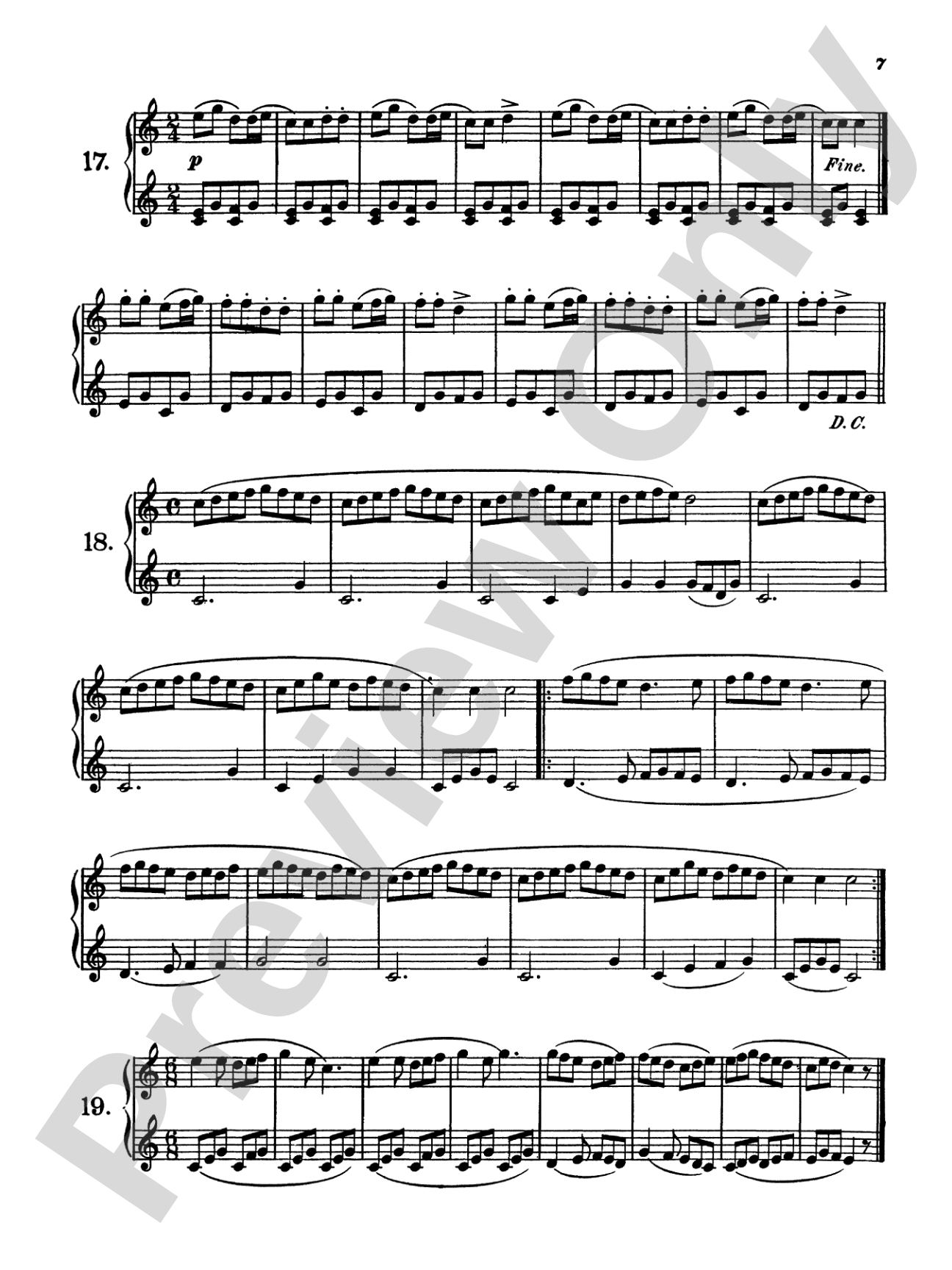 Berens: Fifty Piano Pieces for Beginners, Op. 70: Piano Book