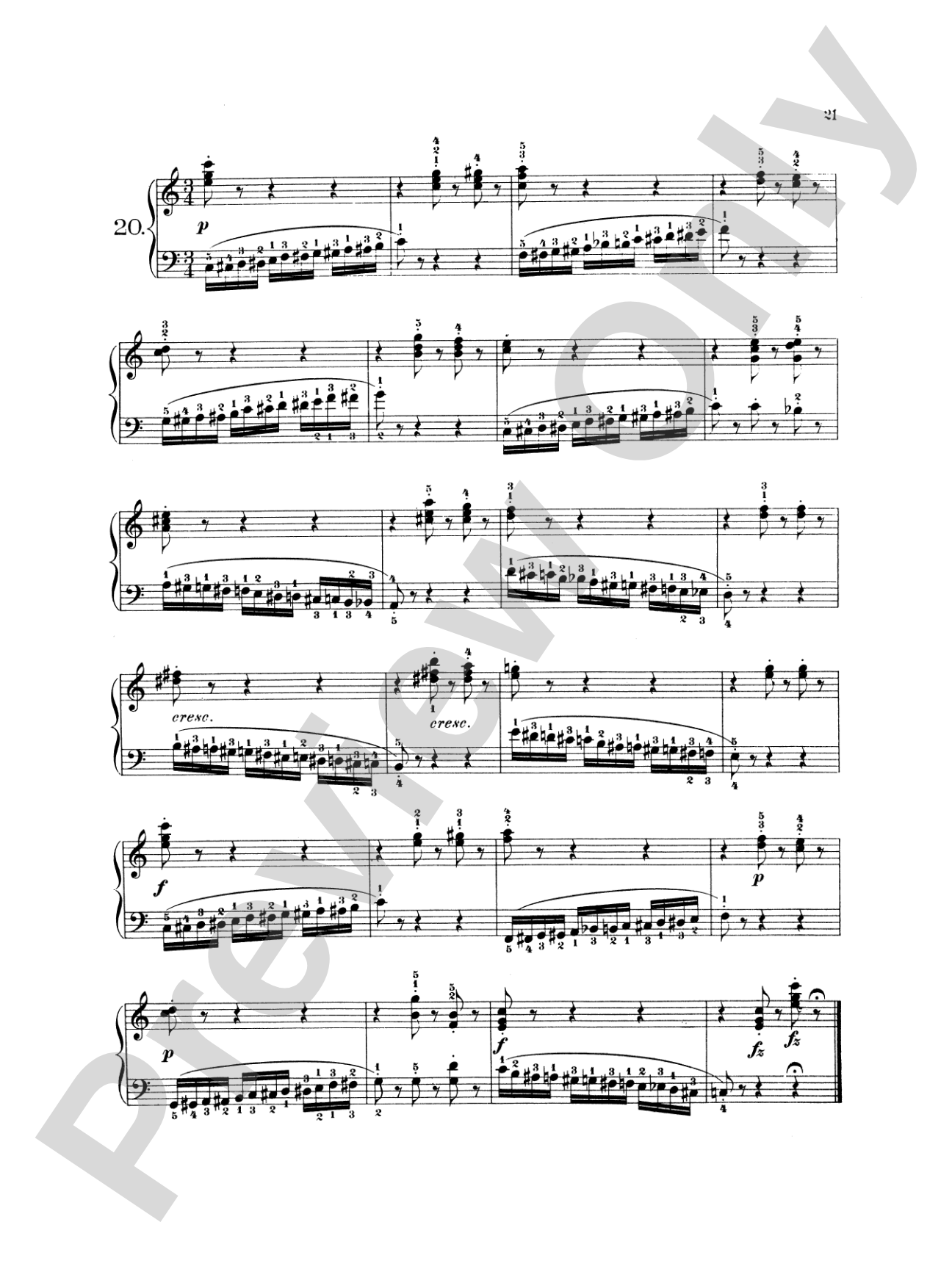 Berens: 20 Children's Studies, Op. 79