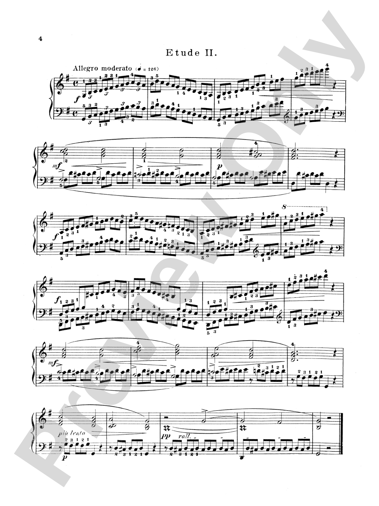 Bertini: Twenty-five Easy Studies, Op. 100