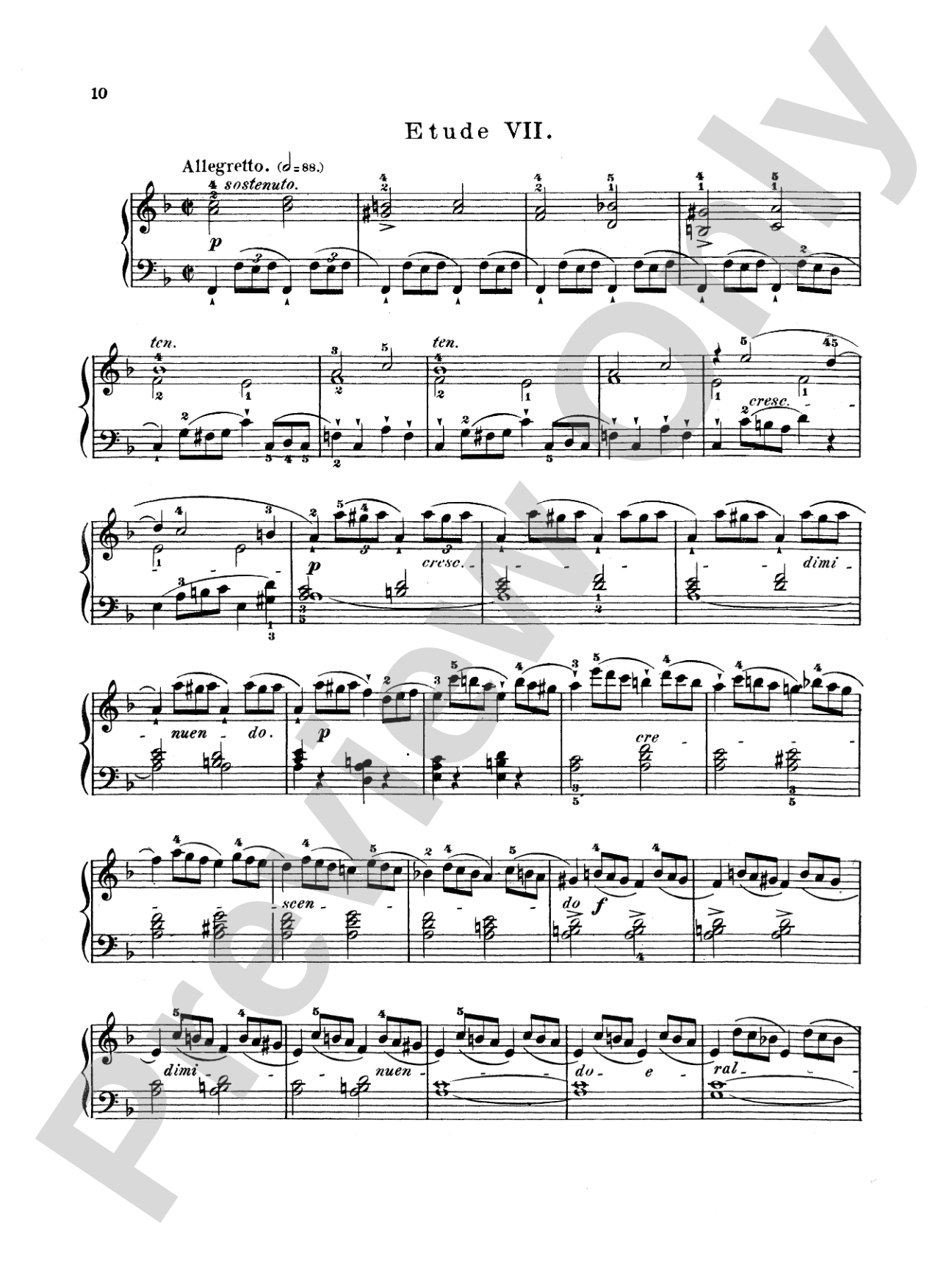 Bertini: Twenty-five Easy Studies, Op. 100