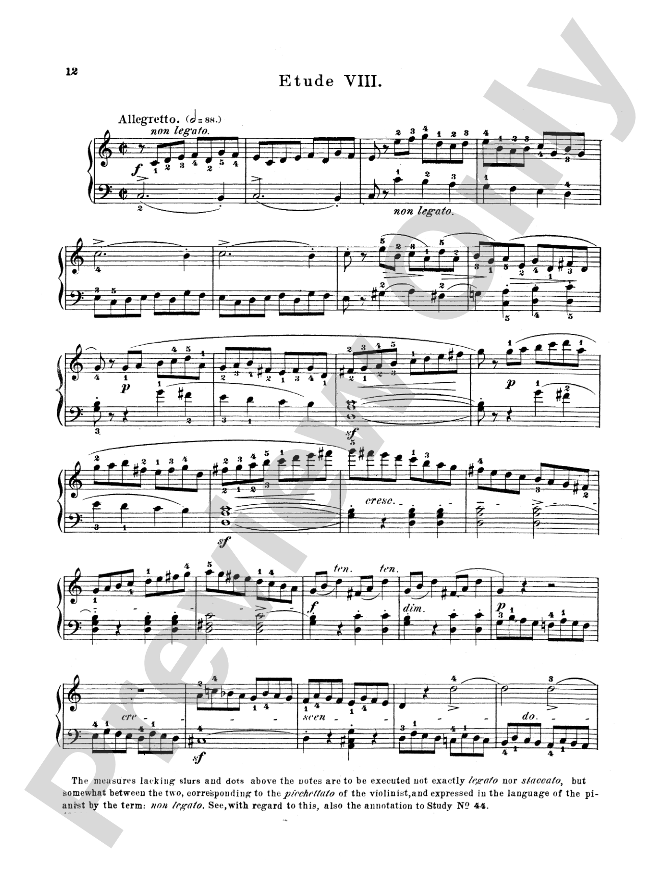 Bertini: Twenty-five Easy Studies, Op. 100