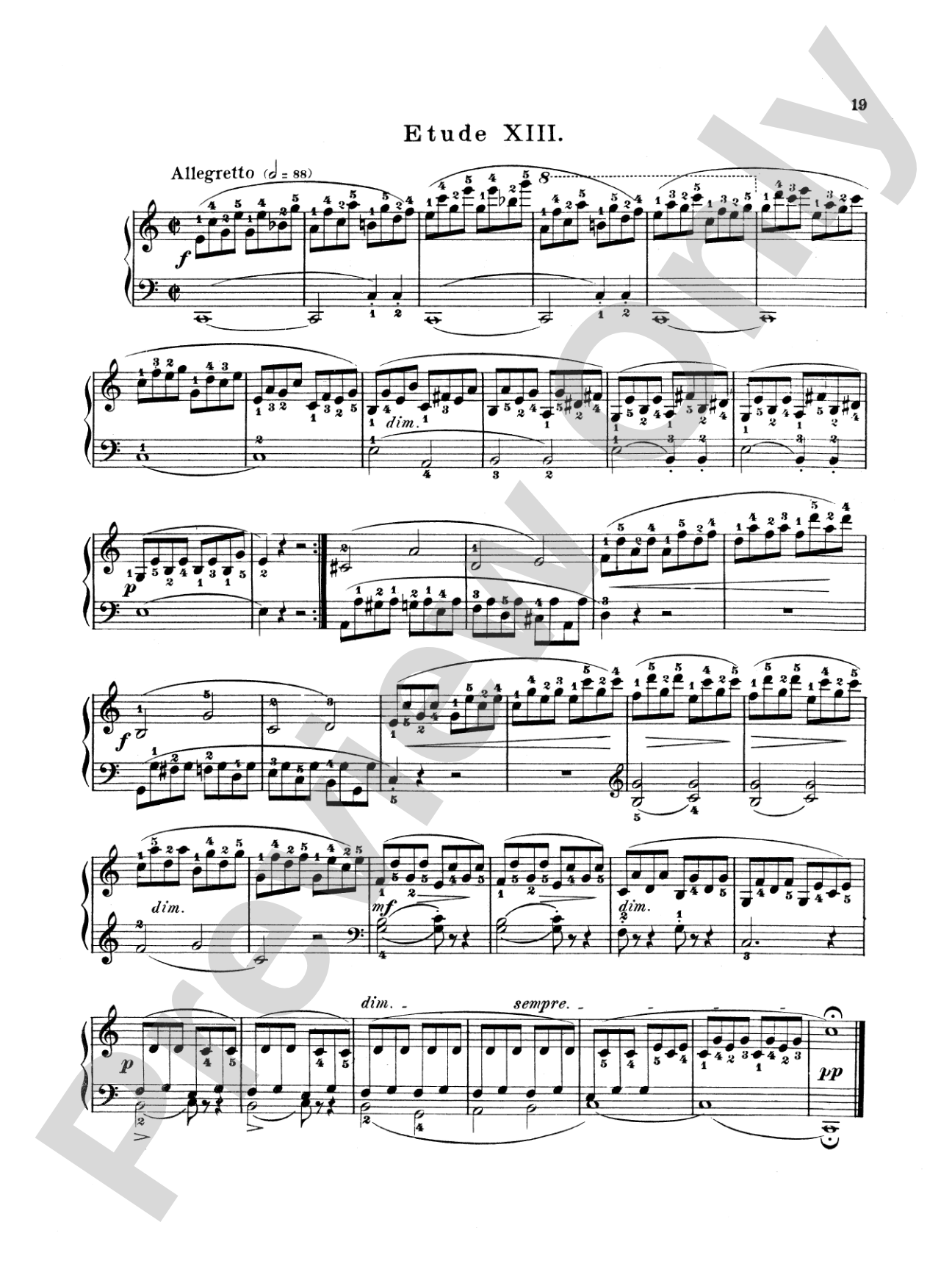 Bertini: Twenty-five Easy Studies, Op. 100