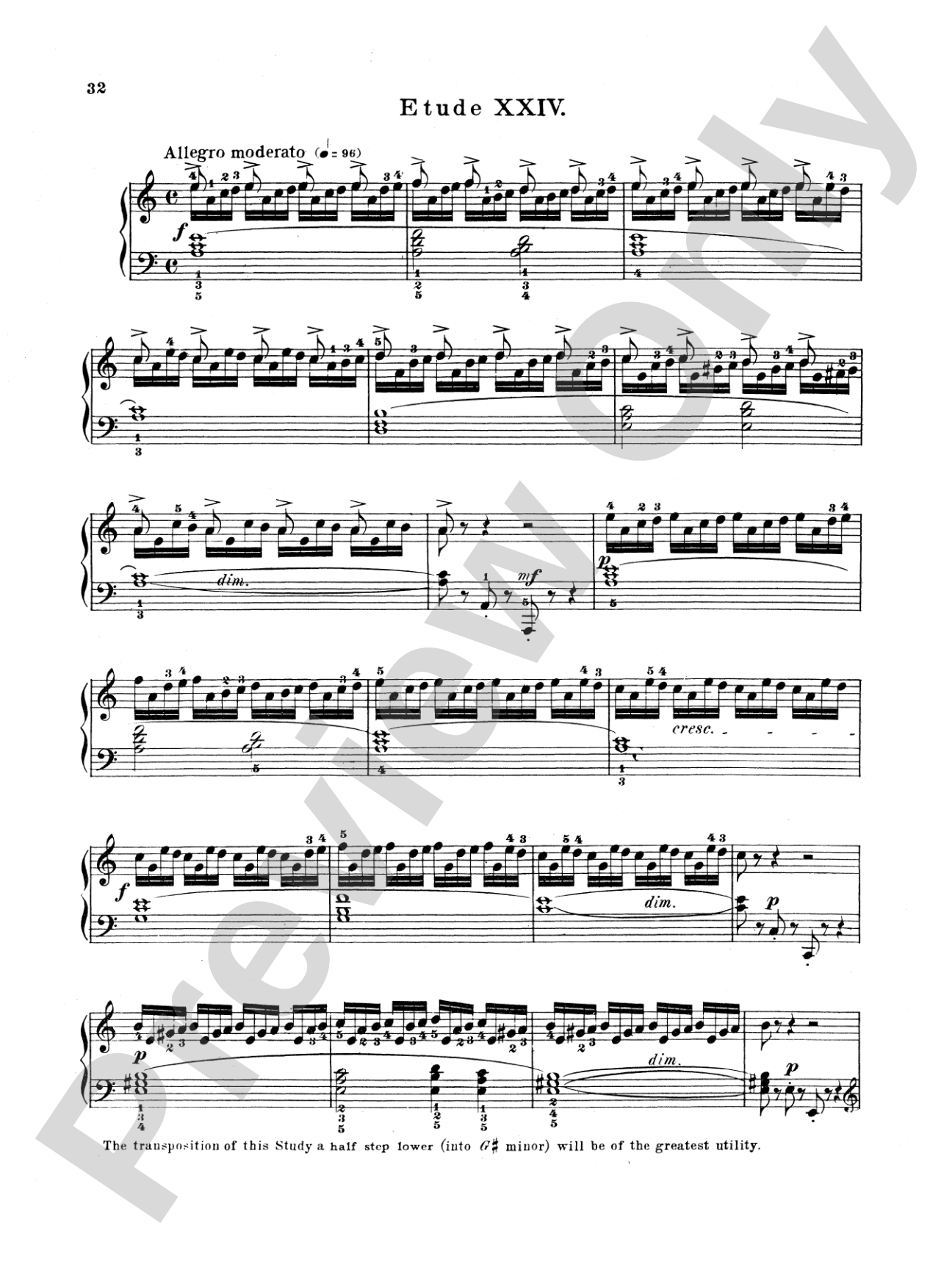 Bertini: Twenty-five Easy Studies, Op. 100