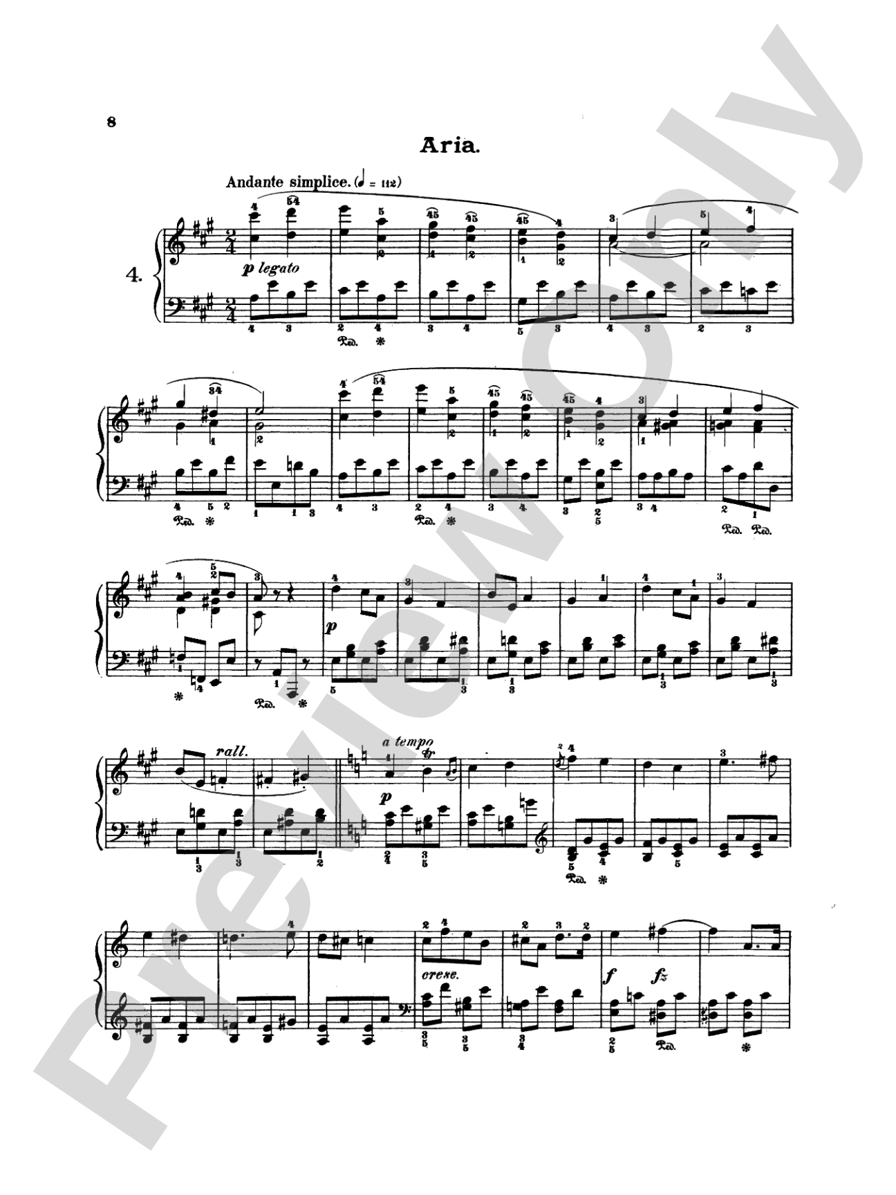 Bertini: Twenty-four Melodious Pieces